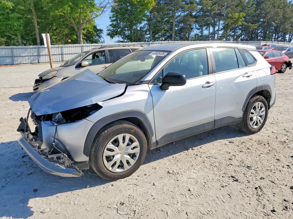 2023 Toyota Corolla cross VIN 7MUAAABGXPV055635 COPART salvage auction — FRONT END, Salvage Title, sold $575 on 2026-07-27 (photo 1)