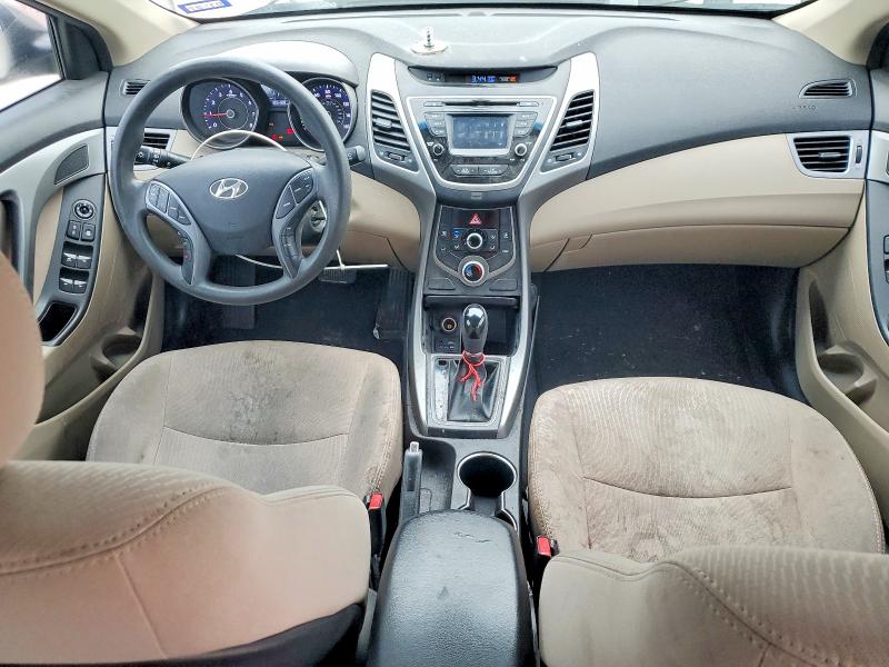 2016 Hyundai Elantra VIN 5NPDH4AE7GH786422 COPART salvage auction — UNDERCARRIAGE, Mt - Certificate Of Title, sold $800 on 2026-07-06 (photo 8)