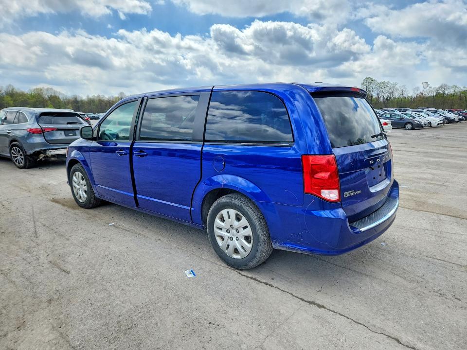 2018 Dodge Caravan VIN 2C4RDGBG3JR296542 COPART salvage auction — FRONT END, Pa - Certificate Of Salvage, sold $575 on 2026-07-02 (photo 2)