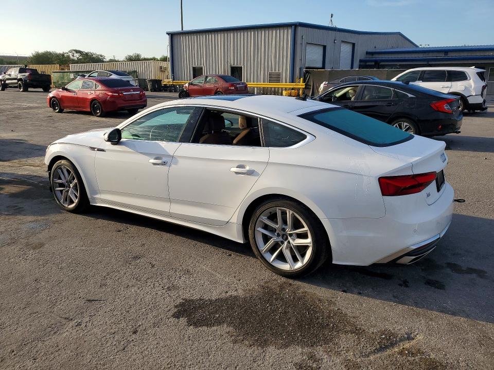 2024 Audi A5 VIN WAUFACF56RA049574 COPART salvage auction — FRONT END, Fl - Cert Of Title Slvg Rebuildable, sold $15,300 on 2026-07-02 (photo 2)