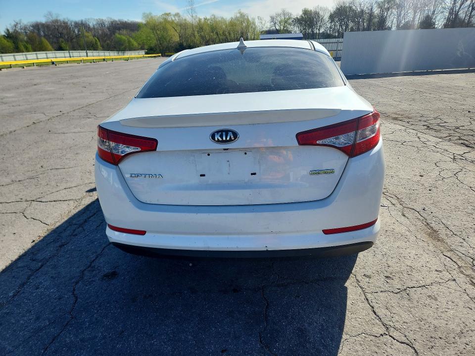 2013 Kia Optima VIN KNAGM4AD2D5050206 COPART salvage auction — FRONT END, Mo - Salvage Certificate Of Title, sold $300 on 2026-07-13 (photo 6)