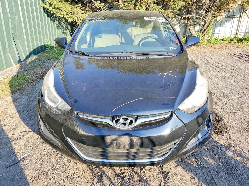 2015 Hyundai Elantra VIN KMHDH4AE3FU437452 COPART salvage auction — FRONT END, Id - Salvage Certificate Of Title, sold $1,300 on 2026-07-13 (photo 5)