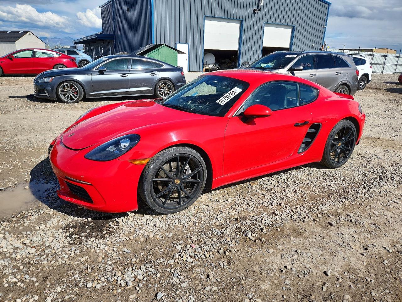 2018 Porsche Cayman VIN WP0AA2A80JK261751 COPART salvage auction — Side, UT - SALVAGE CERTIFICATE, sold $25,000 on 2026-07-10 (photo 1)