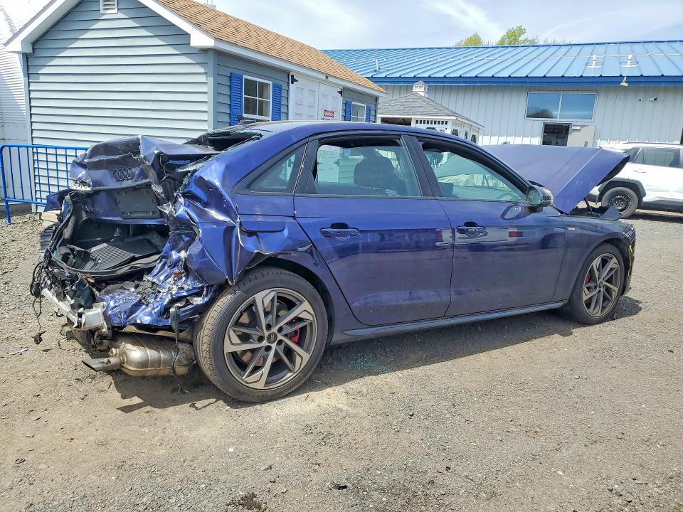 2024 Audi A4 VIN WAUEAAF46RN017921 COPART salvage auction — REAR END, Ny - Cert Of Title-Salvage, sold $3,200 on 2026-07-09 (photo 3)