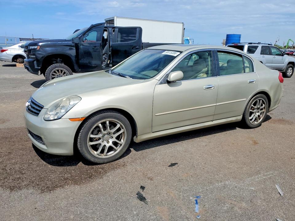 2005 Infiniti G VIN JNKCV51E85M212777 COPART salvage auction — REAR END, HI - CERTIFICATE OF SALVAGE, sold $20 on 2026-07-27 (photo 1)
