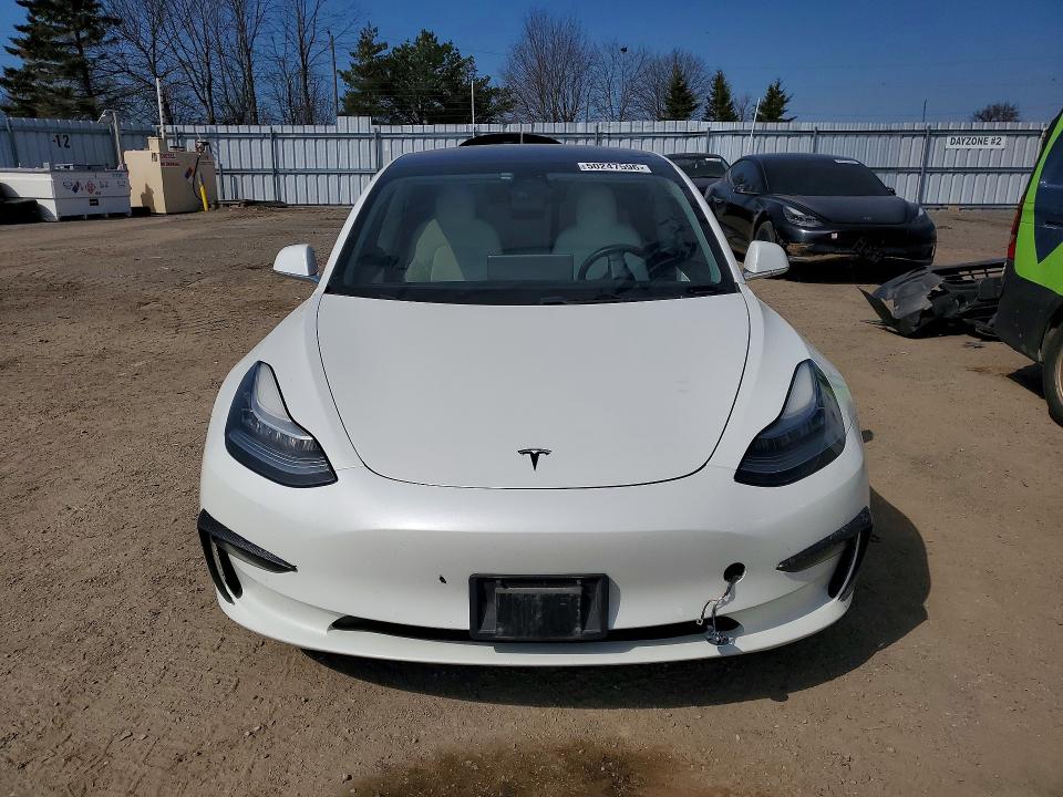 2020 Tesla Model 3 VIN 5YJ3E1EC5LF643618 COPART salvage auction — REAR END, ON - PERMIT SALVAGE, sold $4,400 on 2026-07-28 (photo 5)