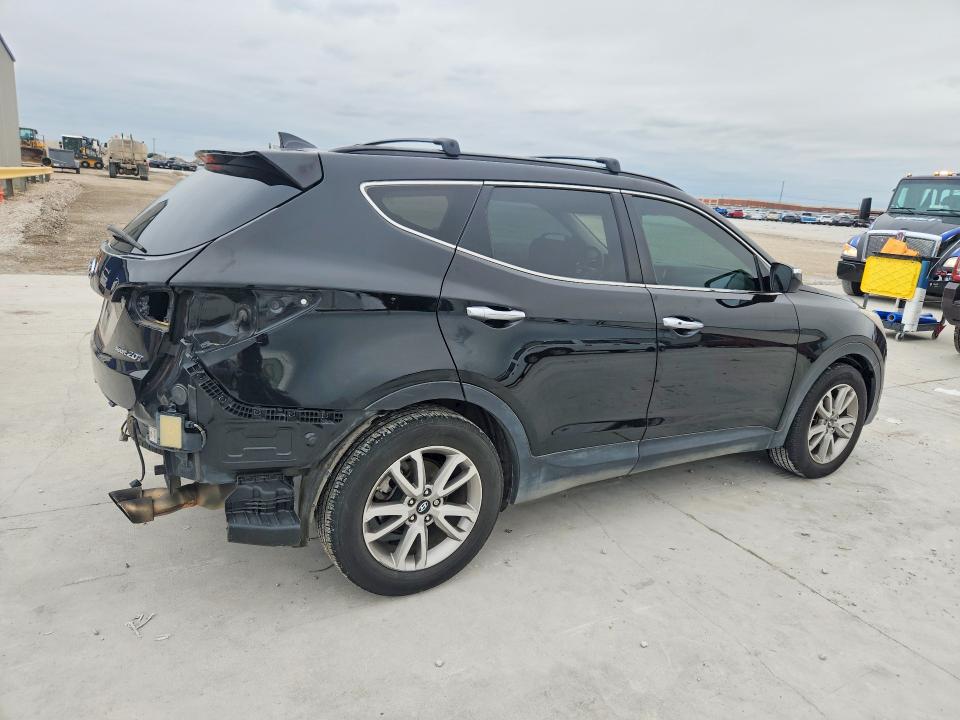 2015 Hyundai Santa fe VIN 5XYZU3LA4FG284544 COPART salvage auction — REAR END, Tx - Certificate Of Title, sold $1,850 on 2026-07-10 (photo 3)