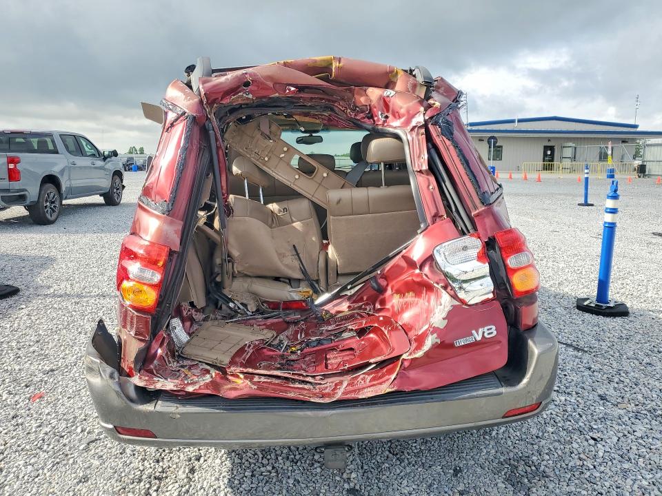 2003 Toyota Sequoia VIN 5TDZT34A63S192433 COPART salvage auction — REAR END, Tx - Salvage Vehicle Title, sold $875 on 2026-07-06 (photo 6)
