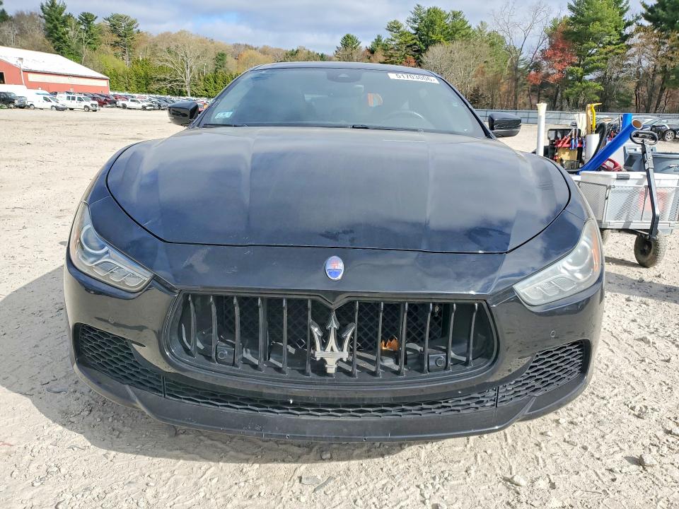 2017 Maserati Ghibli VIN ZAM57RTS0H1249547 COPART salvage auction — WATER/FLOOD, Salvage Title, sold $2,350 on 2026-08-24 (photo 5)