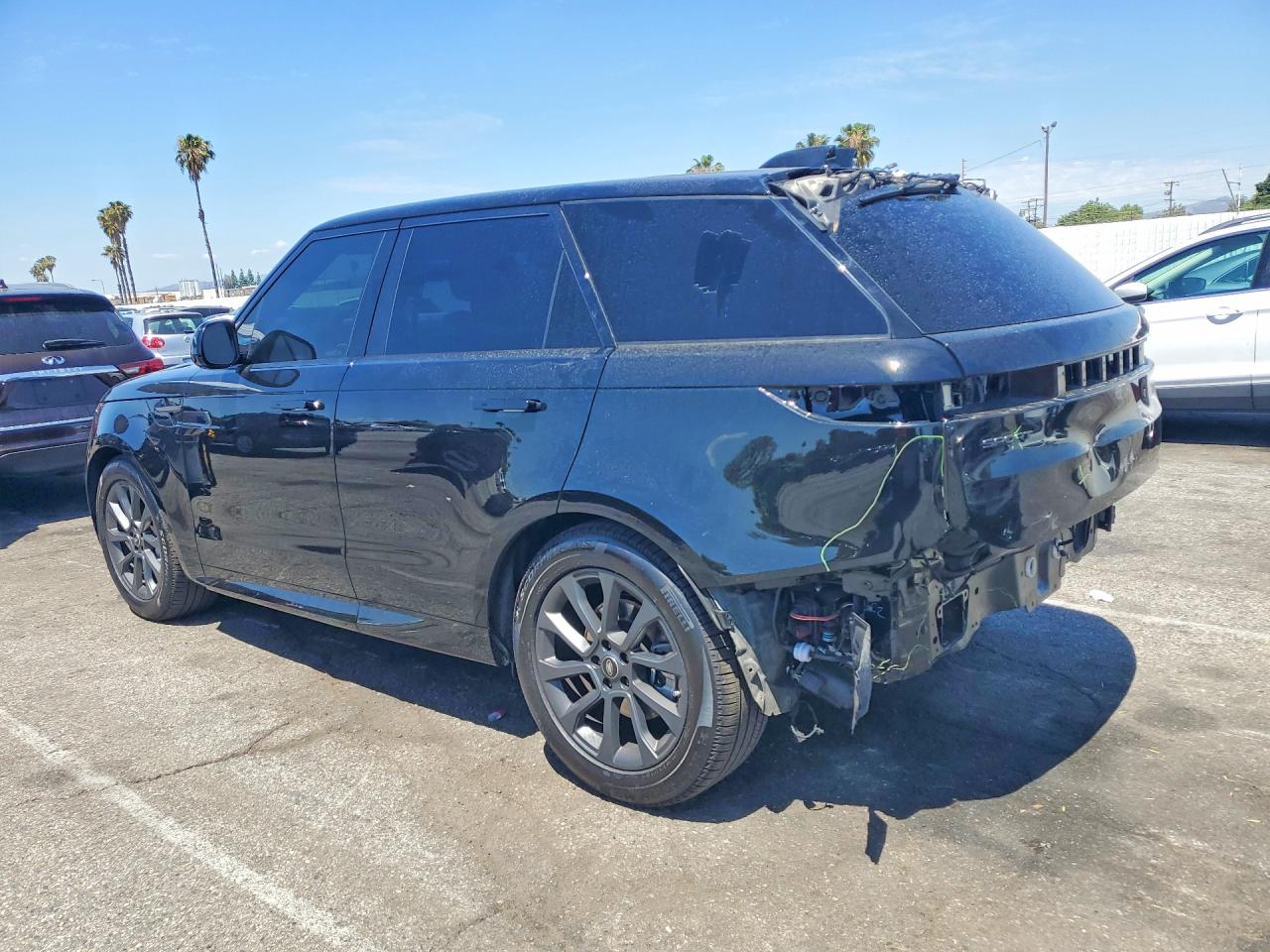 2025 Land Rover Range Rover Sport VIN SAL1L9FU9SA437785 COPART salvage auction — Rear End, CA - SALVAGE CERTIFICATE, sold $61,000 on 2026-07-10 (photo 2)