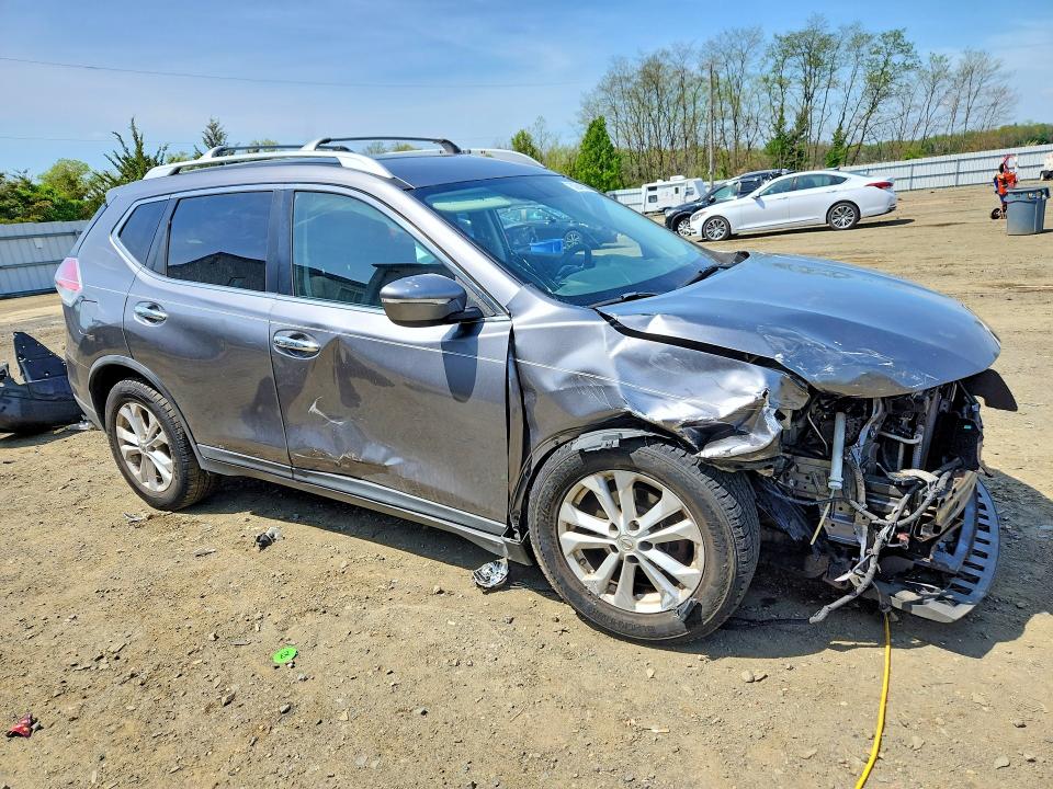2015 Nissan Rogue VIN KNMAT2MVXFP520672 COPART salvage auction — FRONT END, NJ, sold $375 on 2026-07-08 (photo 4)