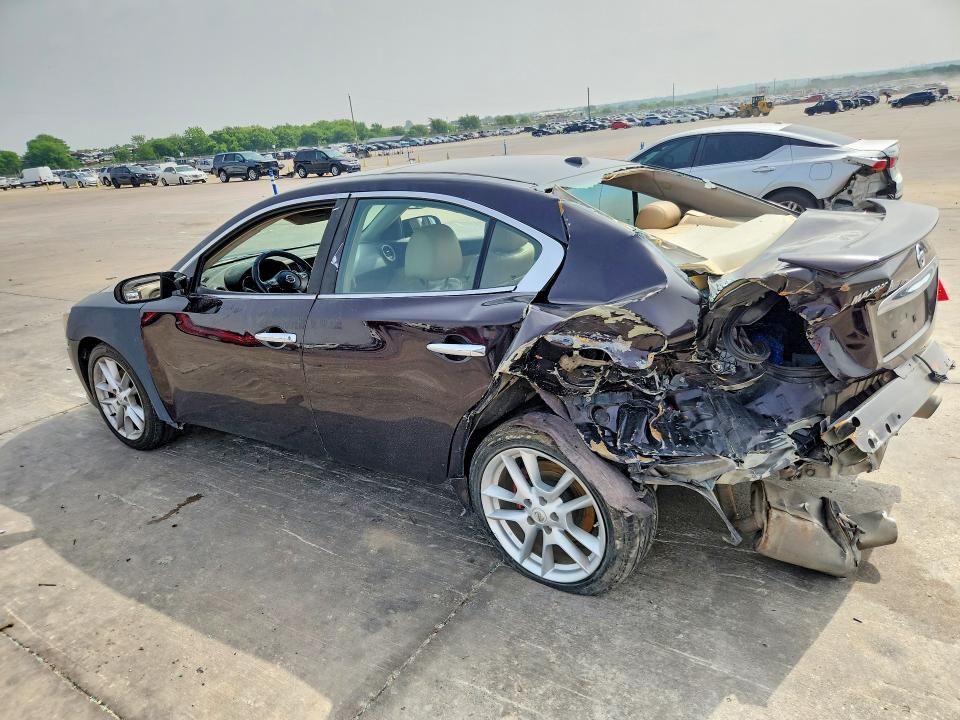 2010 Nissan Maxima VIN 1N4AA5AP7AC830331 COPART salvage auction — REAR END, Tx - Salvage Vehicle Title, sold $250 on 2026-07-02 (photo 2)