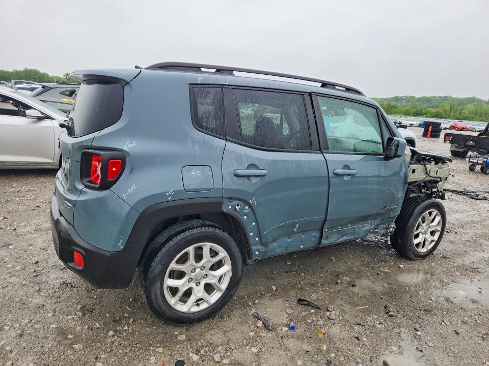 2018 Jeep Renegade VIN ZACCJBBB8JPJ04572 COPART salvage auction — FRONT END, Il - Salvage Certificate, sold $850 on 2026-07-13 (photo 3)
