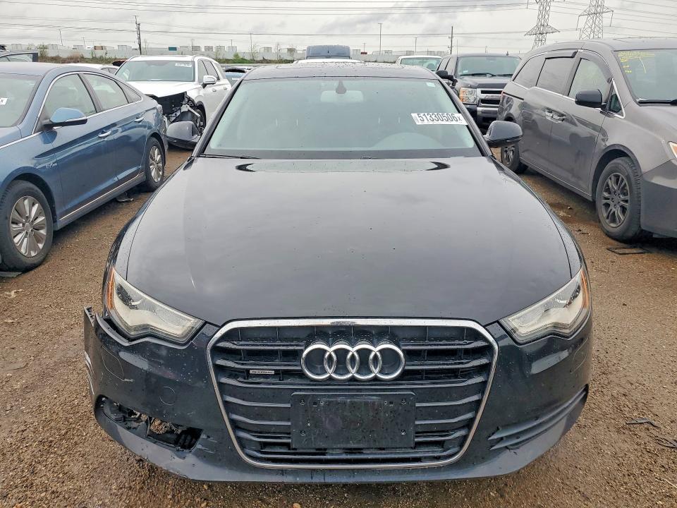 2014 Audi A6 VIN WAUFGAFC1EN157525 COPART salvage auction — FRONT END, Il - Salvage Certificate, sold $3,600 on 2026-07-14 (photo 5)