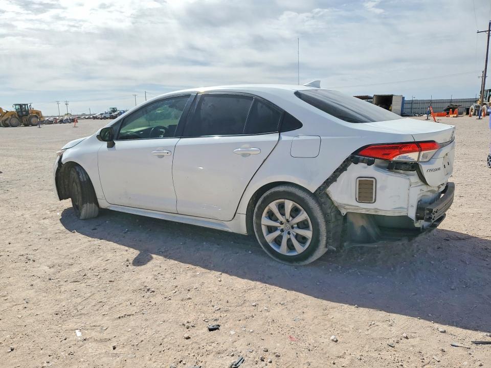 2020 Toyota Corolla VIN JTDEPRAE1LJ046161 COPART salvage auction — ALL OVER, Tx - Salvage Vehicle Title, sold $3,050 on 2026-07-15 (photo 2)
