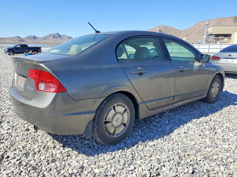 2008 Honda Civic hybrid VIN JHMFA36288S011487 COPART salvage auction — MINOR DENT/SCRATCHES, Nc - Certificate Of Title, sold $475 on 2026-07-13 (photo 3)