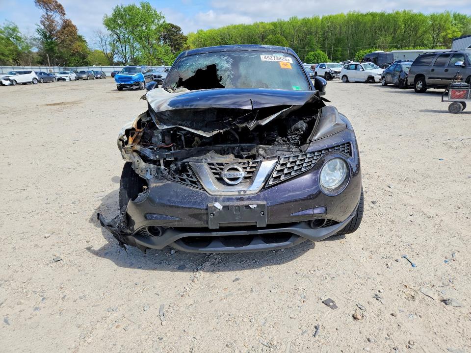 2016 Nissan Juke VIN JN8AF5MV5GT656181 COPART salvage auction — BURN, VA - CERT OF TITLE - SALVAGE, sold $100 on 2026-07-28 (photo 5)