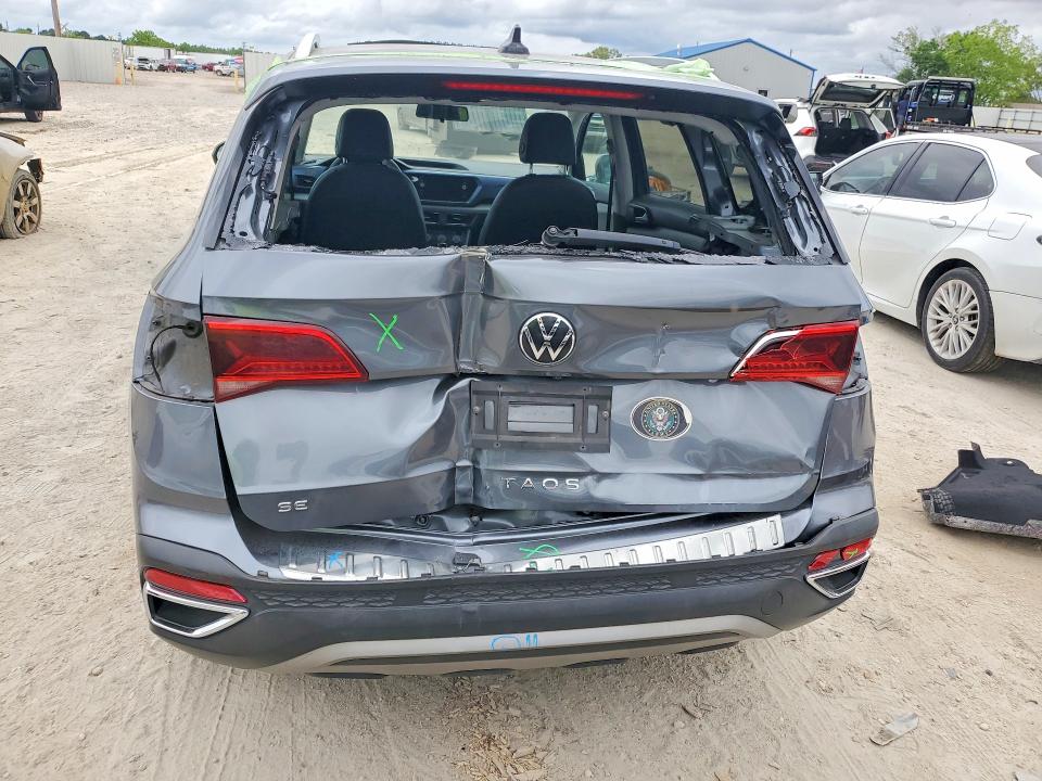 2022 Volkswagen Taos VIN 3VVRX7B22NM040841 COPART salvage auction — REAR END, AL - CERT OF TITLE-SALVAGE TITLE, sold $2,300 on 2026-07-02 (photo 6)