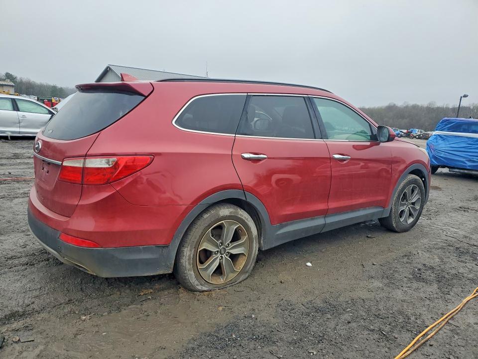 2015 Hyundai Santa fe VIN KM8SM4HFXFU089005 COPART salvage auction — FRONT END, Pa - Cert Of Title, sold $1,750 on 2026-07-09 (photo 3)