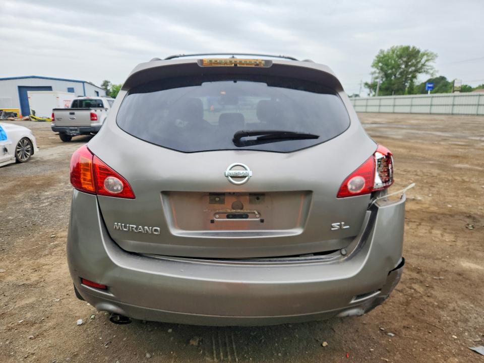 2009 Nissan Murano VIN JN8AZ18U19W007979 COPART salvage auction — ALL OVER, La - Cert Of Title-Salvage, sold $150 on 2026-07-09 (photo 6)