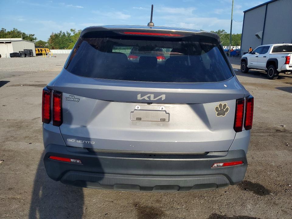 2023 Kia Sorento VIN 5XYRG4LC0PG212725 COPART salvage auction — FRONT END, FL - CERT OF TITLE SLVG REBUILDABLE, sold $5,600 on 2026-07-27 (photo 6)
