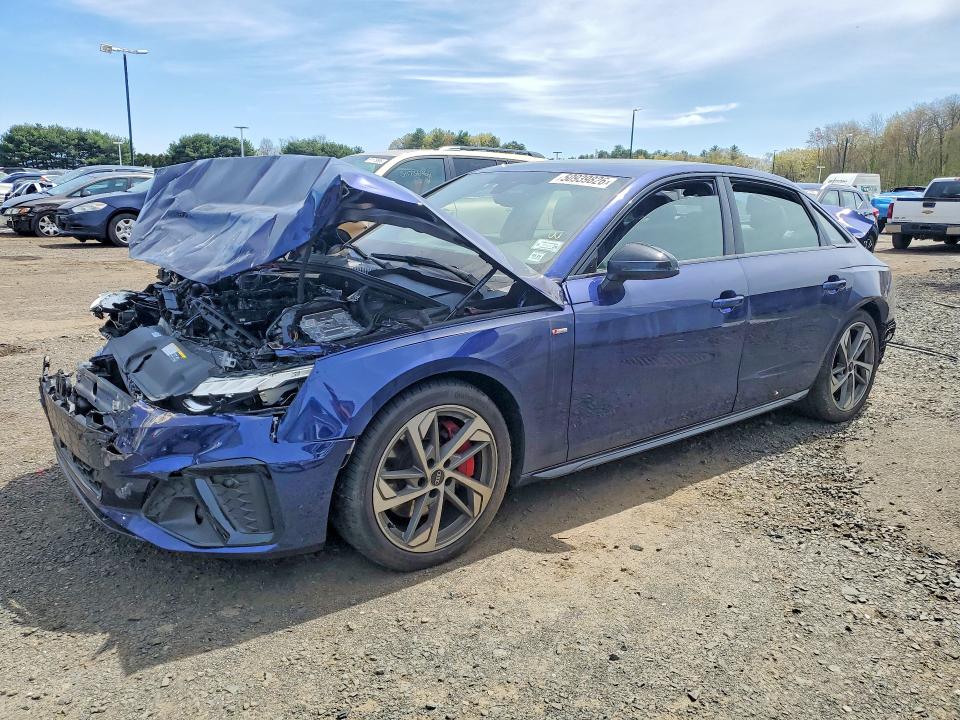 2024 Audi A4 VIN WAUEAAF46RN017921 COPART salvage auction — REAR END, Ny - Cert Of Title-Salvage, sold $3,200 on 2026-07-09 (photo 1)