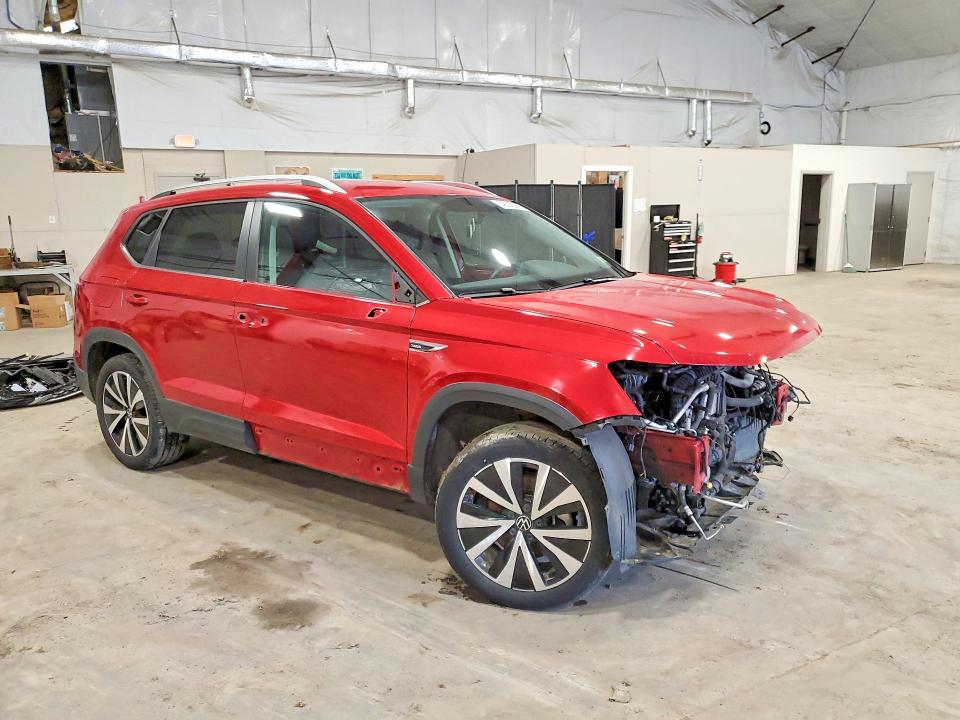 2022 Volkswagen Taos VIN 3VVWX7B26NM037718 COPART salvage auction — FRONT END, Wv - Salvage Certificate, sold $3,850 on 2026-08-19 (photo 4)