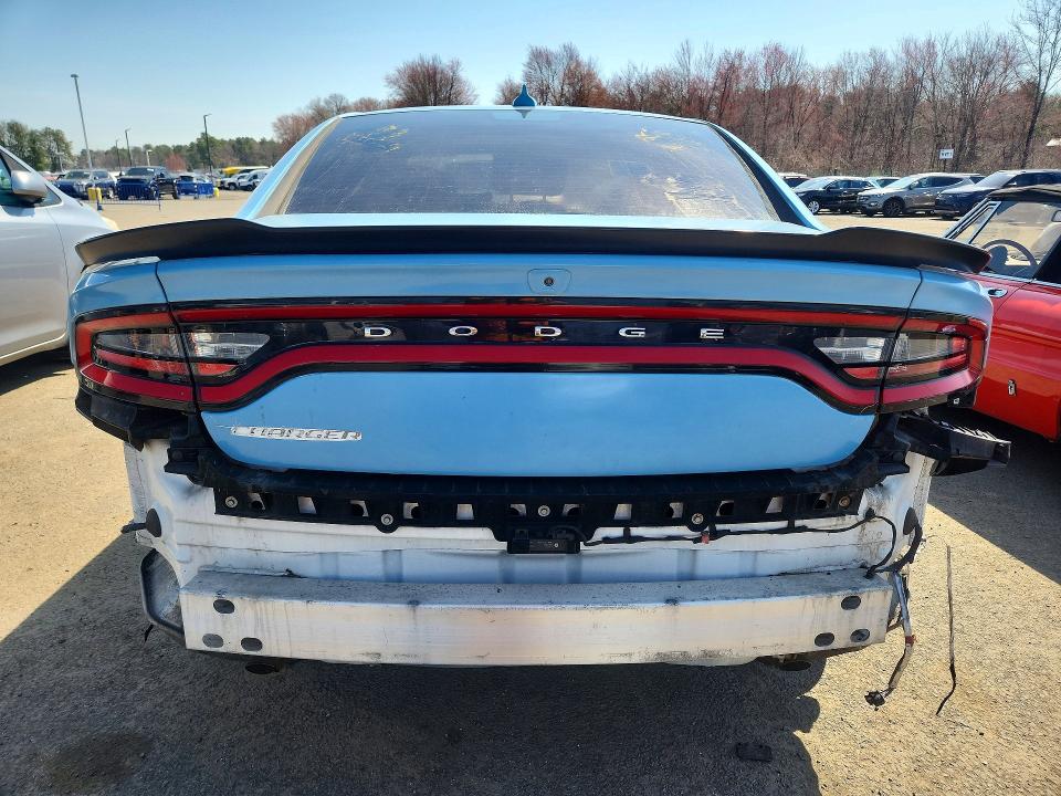 2017 Dodge Charger VIN 2C3CDXJG1HH645063 COPART salvage auction — REAR END, Wv - Certificate Of Title, sold $7,000 on 2026-07-30 (photo 6)