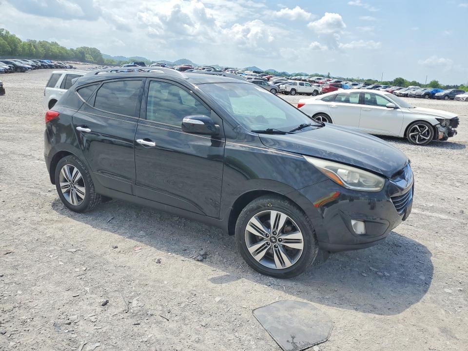 2014 Hyundai Tucson VIN KM8JUCAG7EU797722 COPART salvage auction — FRONT END, Salvage Title, sold $225 on 2026-07-21 (photo 4)