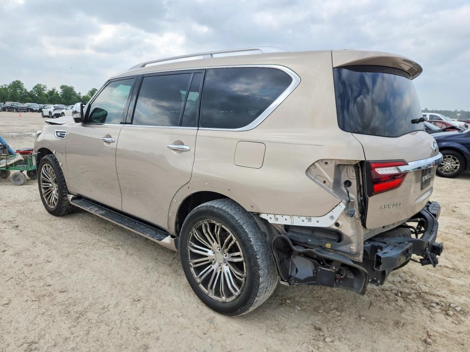 2019 Infiniti Qx80 VIN JN8AZ2NE5K9225267 COPART salvage auction — FRONT END, Tx - Salvage Vehicle Title, sold $7,200 on 2026-07-10 (photo 2)