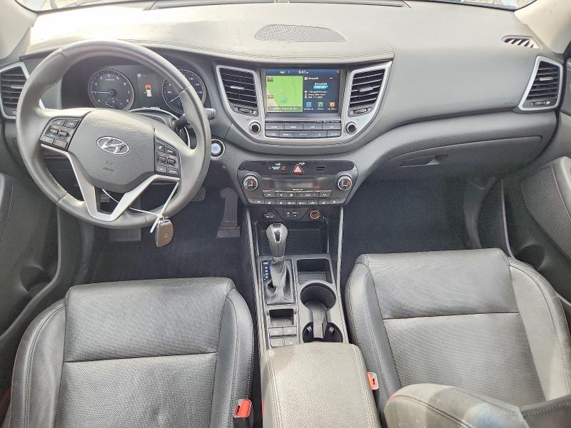 2018 Hyundai Tucson VIN KM8J3CA23JU653327 COPART salvage auction — FRONT END, Nv - Salvage Title, sold $6,100 on 2026-07-02 (photo 8)