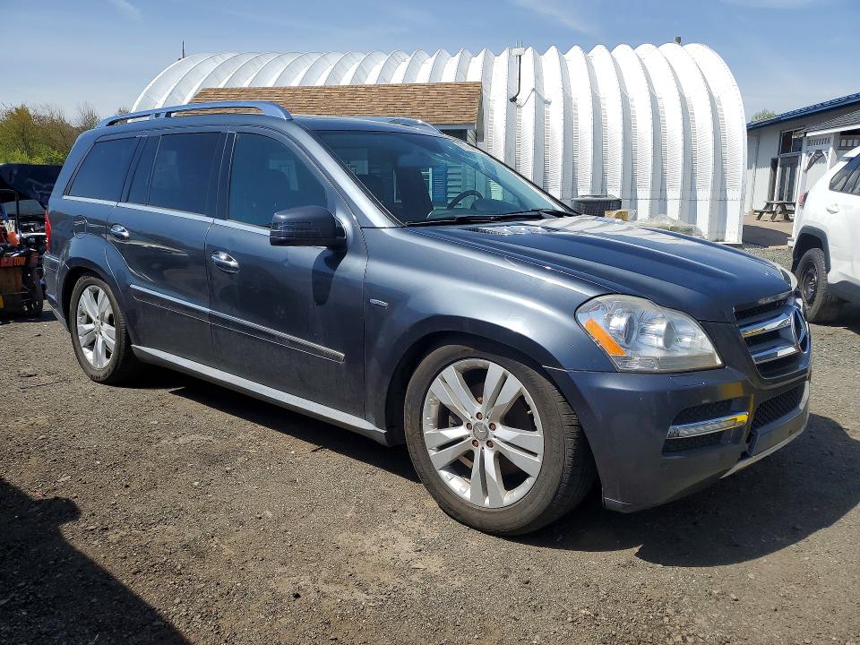2012 Mercedes-benz Gl-class VIN 4JGBF2FE4CA794484 COPART salvage auction — MINOR DENT/SCRATCHES, Ct - Certificate Of Title, sold $4,900 on 2026-07-10 (photo 4)