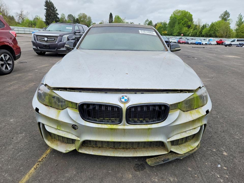 2013 BMW 3er VIN WBA3C1G55DNN93310 COPART salvage auction — FRONT END, Wa - Vehicle Cert Of Ownership-Titl, sold $550 on 2026-07-06 (photo 5)