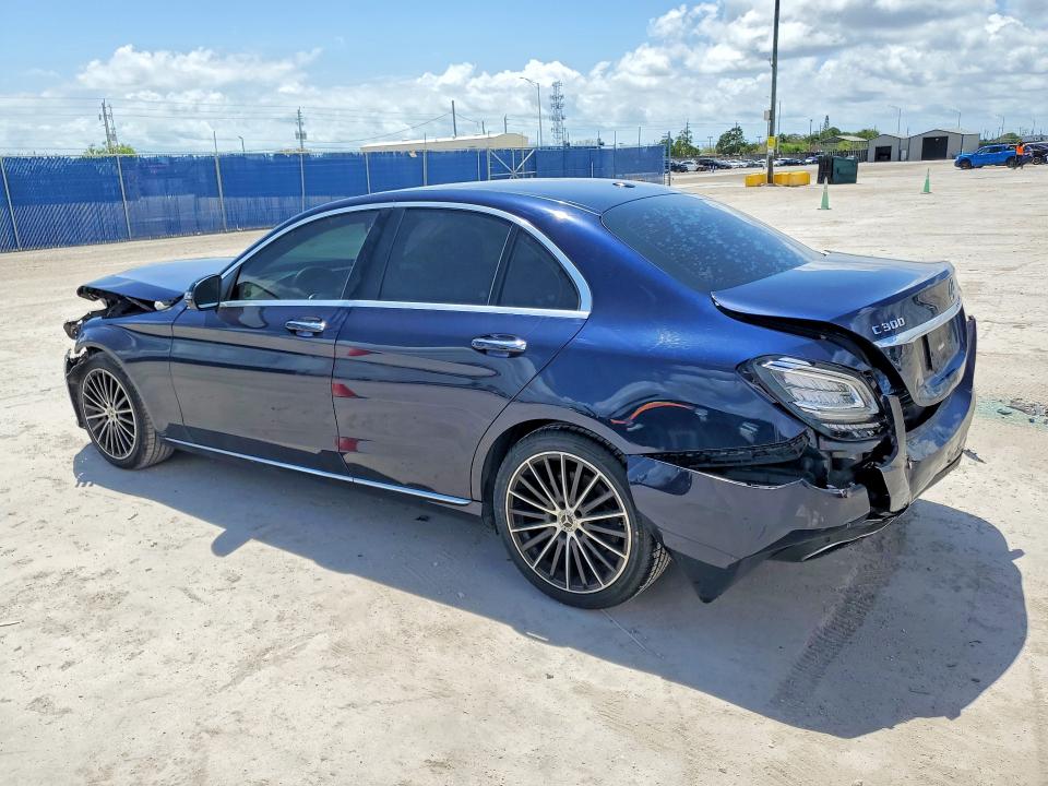 2020 Mercedes-benz C-klasse VIN WDDWF8DB3LR531122 COPART salvage auction — FRONT END, Salvage Title, sold $1,650 on 2026-08-12 (photo 2)