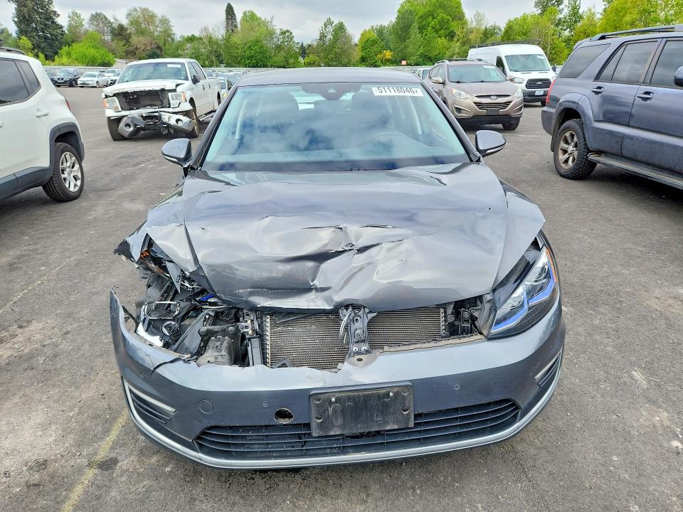 2019 Volkswagen Golf VIN WVWPR7AU0KW909175 COPART salvage auction — FRONT END, Or - Salvage Title Certificate, sold $4,200 on 2026-07-22 (photo 5)
