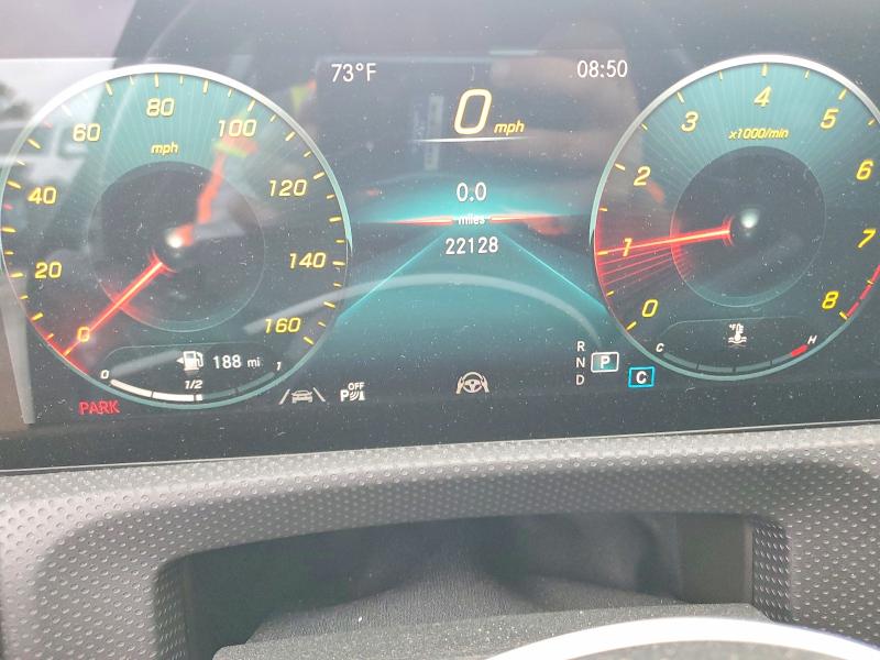 2022 Mercedes-benz Cla-klasse VIN W1K5J4GB8NN297214 COPART salvage auction — FRONT END, TX, sold $14,500 on 2026-07-16 (photo 9)