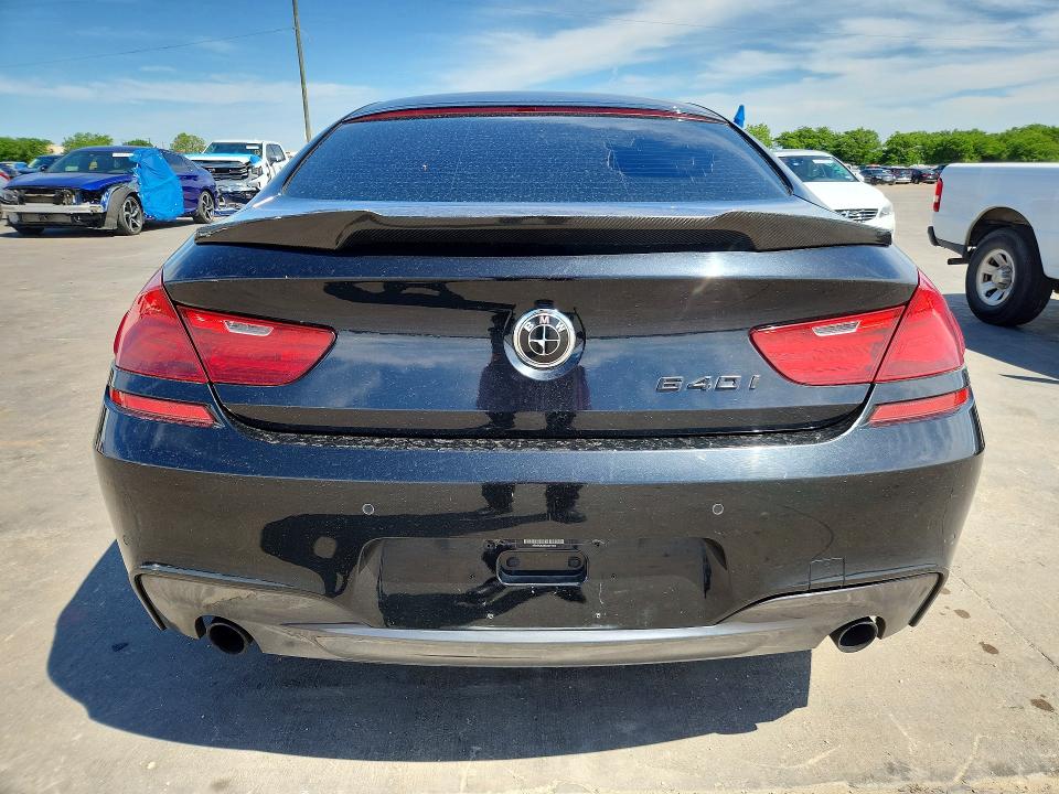 2014 BMW 6er VIN WBA6A0C59ED317884 COPART salvage auction — NORMAL WEAR, Tx - Certificate Of Title (P), sold $5,600 on 2026-07-06 (photo 6)