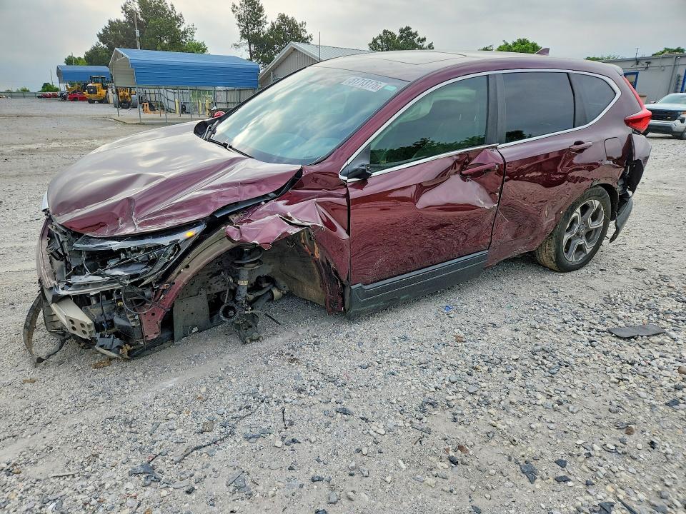 2019 Honda Cr-v VIN 7FARW2H80KE032225 COPART salvage auction — FRONT END, Ar - Cert Of Title-Salvage, sold $4,000 on 2026-07-27 (photo 1)
