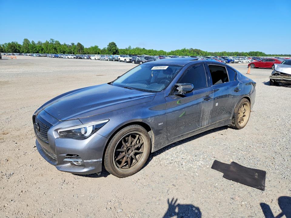 2017 Infiniti Q50 VIN JN1EV7AP8HM734257 COPART salvage auction — MINOR DENT/SCRATCHES, Nc - Salvage Cert-Rebuilt, sold $3,800 on 2026-07-20 (photo 1)