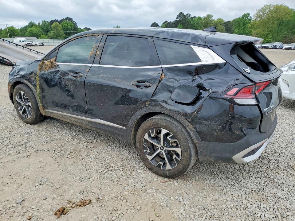 2025 Kia Sportage VIN 5XYK33DF4SG273004 COPART salvage auction — ROLLOVER, Ar - Cert Of Title-Salvage, sold $80 on 2026-07-27 (photo 2)