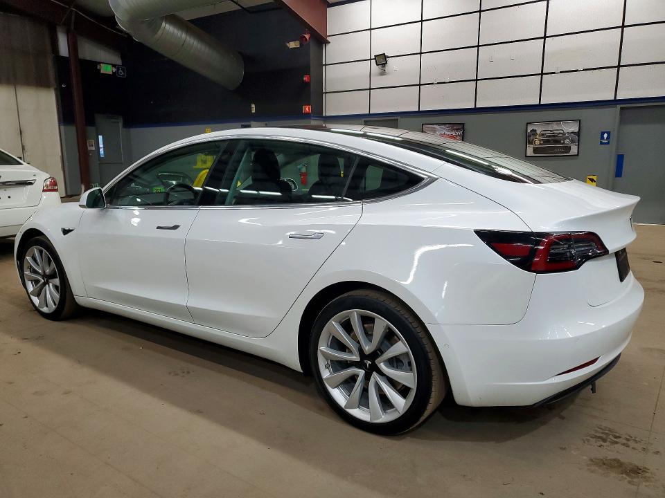 2019 Tesla Model 3 VIN 5YJ3E1EAXKF417507 COPART salvage auction — MINOR DENT/SCRATCHES, Me - Cert Of Title-Rebuilt Vehicle, sold $7,600 on 2026-07-30 (photo 2)