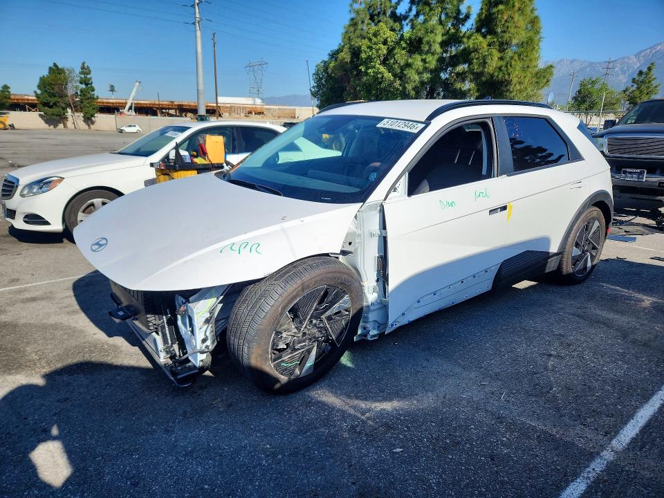 2025 Hyundai Ioniq VIN 7YAKN4DA9SY006414 COPART salvage auction — FRONT END, Ca - Salvage Certificate, sold $10,400 on 2026-07-30 (photo 1)