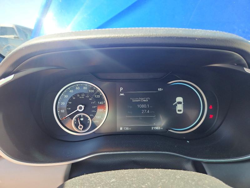2023 Genesis G70 VIN KMTG34TA7PU107813 COPART salvage auction — HAIL, Ia - Cert Of Title-Salvage Title, sold $1,000 on 2026-07-08 (photo 9)