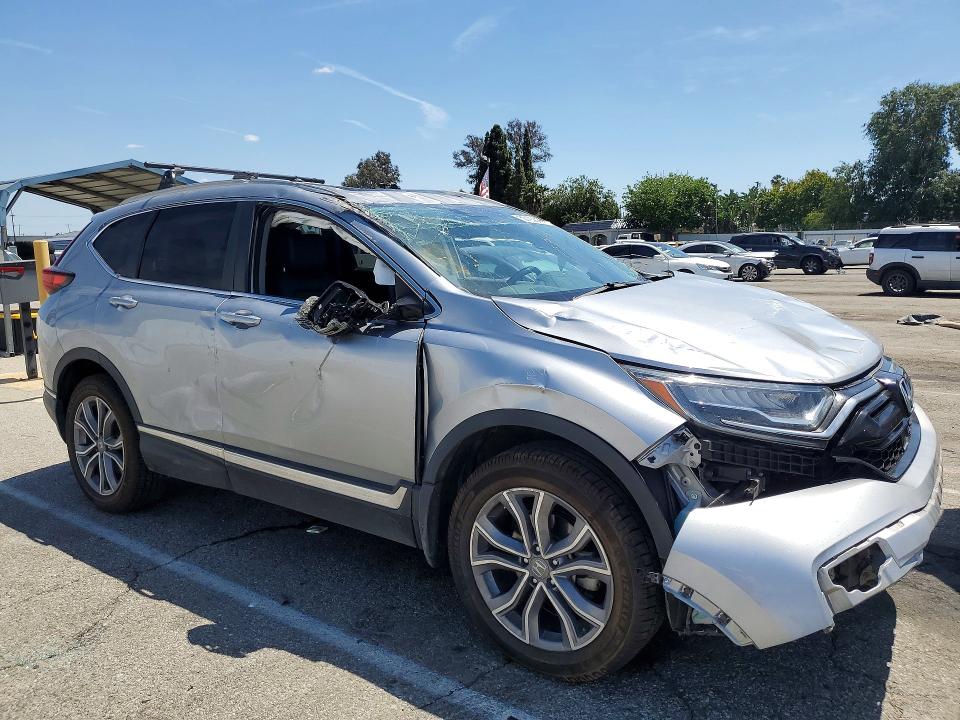 2020 Honda Cr-v VIN 5J6RW2H95LL026787 COPART salvage auction — ROLLOVER, Or - Salvage Title Certificate, sold $3,650 on 2026-07-03 (photo 4)