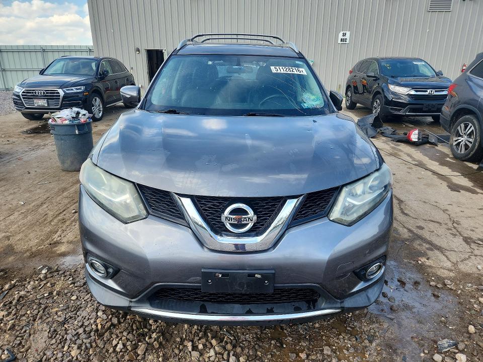 2015 Nissan Rogue VIN 5N1AT2MV5FC848990 COPART salvage auction — HAIL, WI, sold $1,150 on 2026-08-03 (photo 5)