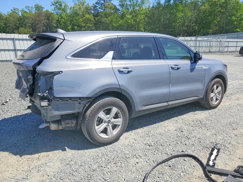 2025 Kia Sorento VIN 5XYRG4JC1SG387674 COPART salvage auction — REAR END, Nc - Salvage Certificate Of Title, sold $11,800 on 2026-07-16 (photo 3)