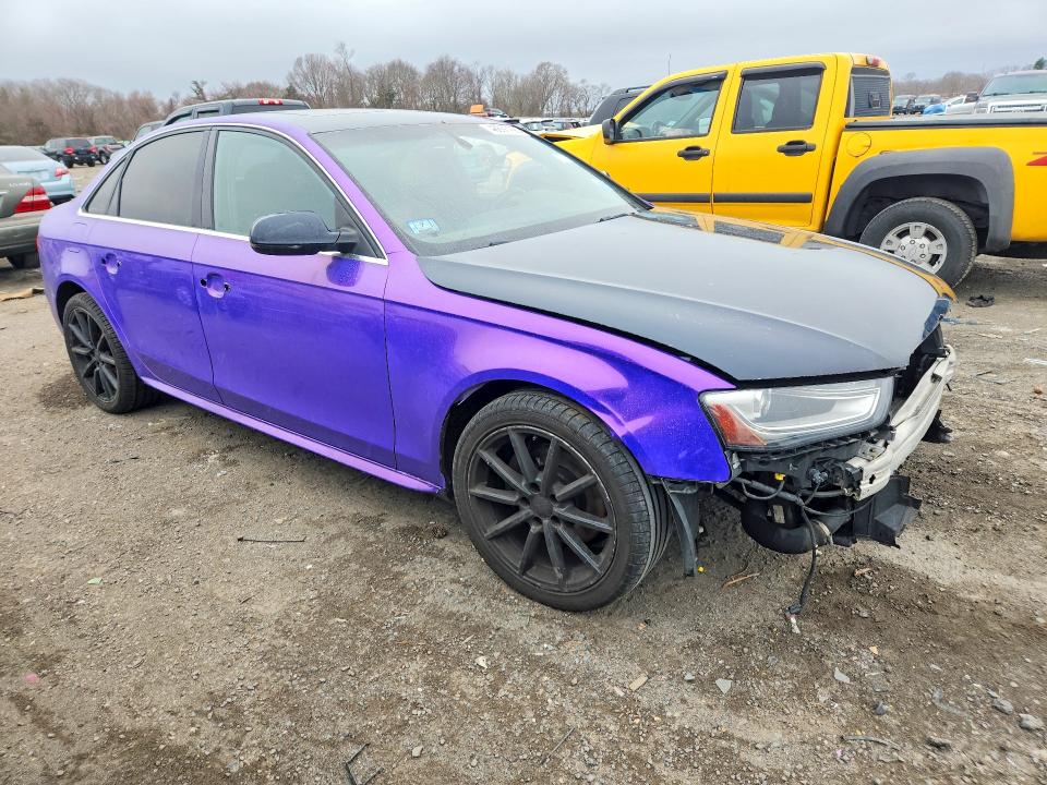 2014 Audi A4 VIN WAUFFAFL9EN009240 COPART salvage auction — FRONT END, Ma - Cert Of Title-Reconstrctd Coll, sold $625 on 2026-07-15 (photo 4)