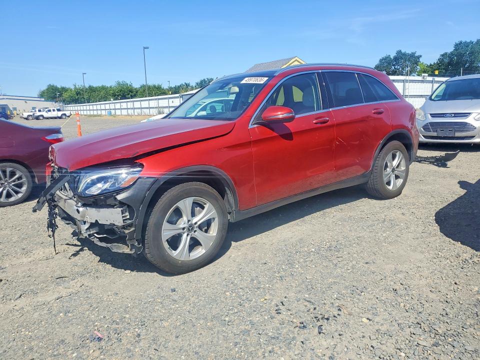 2018 Mercedes-benz Glc VIN WDC0G4KB0JV047724 COPART salvage auction — FRONT END, CA - SALVAGE CERTIFICATE, sold $3,350 on 2026-07-07 (photo 1)