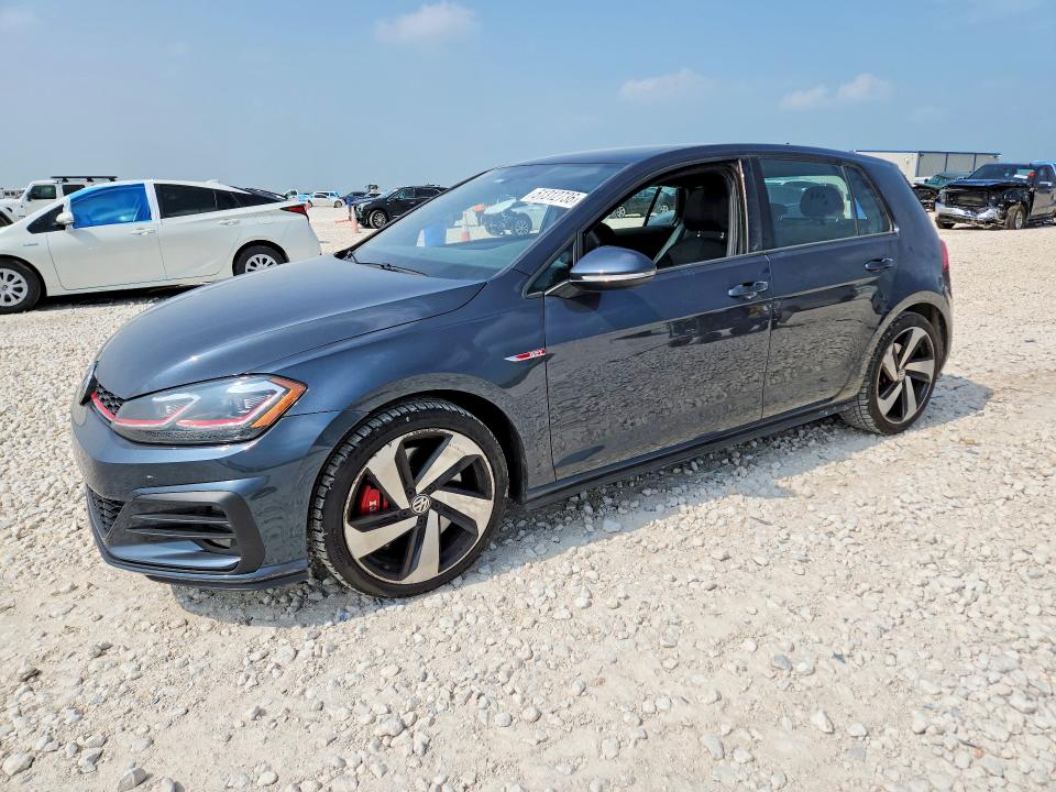2020 Volkswagen Gti VIN 3VW5T7AU8LM008904 COPART salvage auction — SIDE, Tx - Salvage Vehicle Title, sold $7,600 on 2026-07-09 (photo 1)