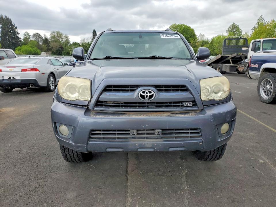2006 Toyota 4runner VIN JTEZT17R260026418 COPART salvage auction — REAR END, Or - Salvage Title Certificate, sold $3,050 on 2026-07-06 (photo 5)